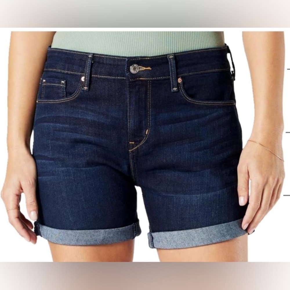 Levi's Women's Dark Blue Jean Shorts